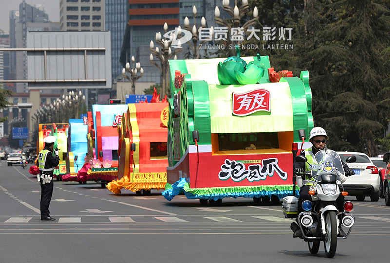 夜間巡游花車，彩車制作