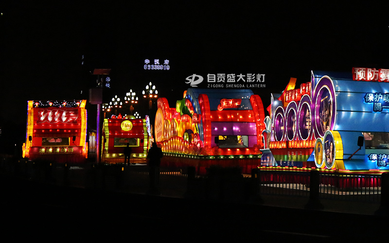 夜間巡游花車，彩車制作