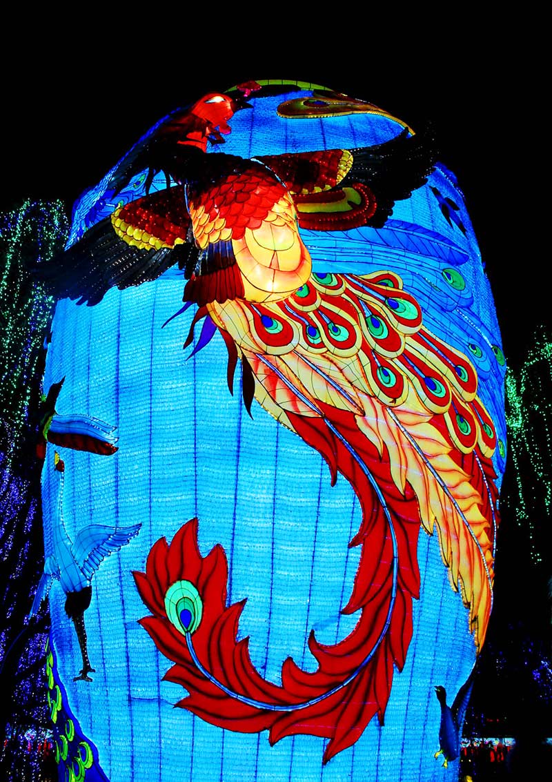 彩燈制作，春節(jié)自貢彩燈，